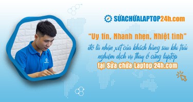 “Uy tín, Nhanh nhẹn, Nhiệt tình” đó là nhận xét của khách hàng sau khi trải nghiệm dịch vụ thay ổ cứng laptop tại Sửa chữa Laptop 24h .com