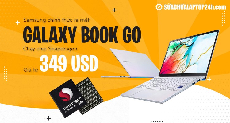 Samsung chính thức ra mắt Galaxy Book Go với giá chỉ từ 349 USD