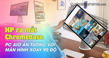 HP Chromebase 21.5 inch: PC AIO ấn tượng với màn hình xoay 90 độ