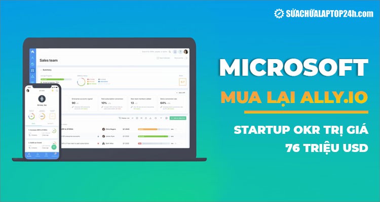 Microsoft mua lại Ally.io - startup OKR trị giá 76 triệu USD