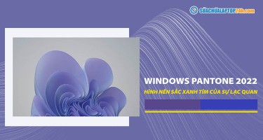 Tải bộ hình nền Windows Pantone 2022: Sắc xanh tím của sự lạc quan