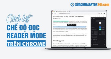 Cách bật chế độ đọc trên Chrome loại bỏ quảng cáo khi xem Tin tức