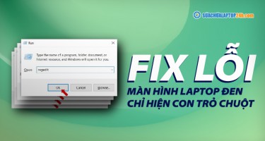 Khắc phục lỗi màn hình laptop đen chỉ hiện con trỏ chuột