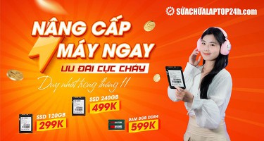SIÊU ƯU ĐÃI DỊP CUỐI NĂM - NÂNG CẤP Ổ CỨNG SSD CHỈ TỪ 299K