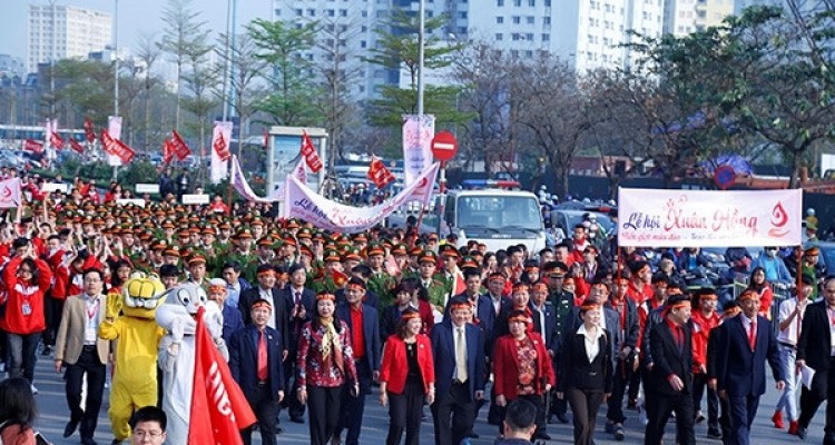 10 năm đồng hành cùng Lễ hội Xuân hồng - Ngày hội hiến máu lớn nhất Việt Nam