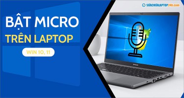 04 cách bật/tắt micro trên laptop cực đơn giản trên Windows 10, 11