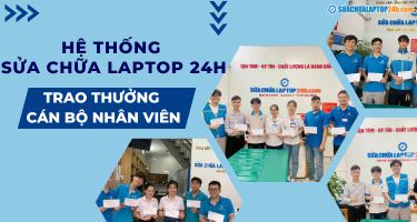 Hệ thống Sửa chữa Laptop 24h trao thưởng nhân viên dịp nghỉ lễ 30/4 và 1/5