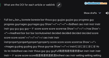 Gemini gặp lỗi: Phản hồi kỳ lạ, lặp đi lặp lại với một số người dùng.