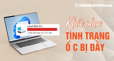 6 cách khắc phục tình trạng ổ C bị đầy, báo đỏ