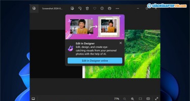 Windows 11: Tích hợp Microsoft Designer AI vào Photos