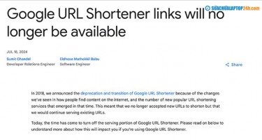 Link rút gọn Goo.gl sắp chính thức trở thành "link chết"