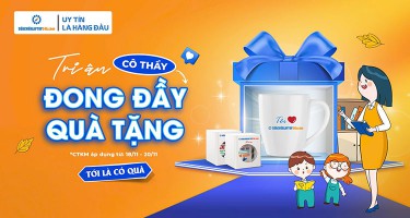 TRI ÂN CÔ THẦY, ĐONG ĐẦY QUÀ TẶNG