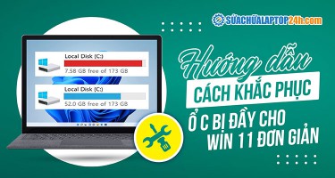 5 cách khắc phục ổ C bị đầy, báo đỏ trên Windows 10, 11