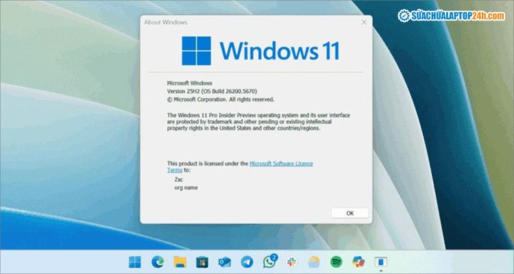 Windows 11 25H2: Cập nhật nhanh chóng, ổn định hơn cho người dùng