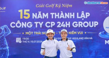 24H Group tổ chức giải Golf kỷ niệm 15 năm thành lập
