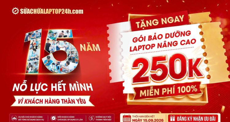 Ưu Đãi Mừng 15 Năm Nỗ Lực Vì Khách Hàng Thân Yêu