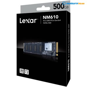Ổ cứng SSD M2-PCIe 500GB Lexar NM610 NVMe 2280