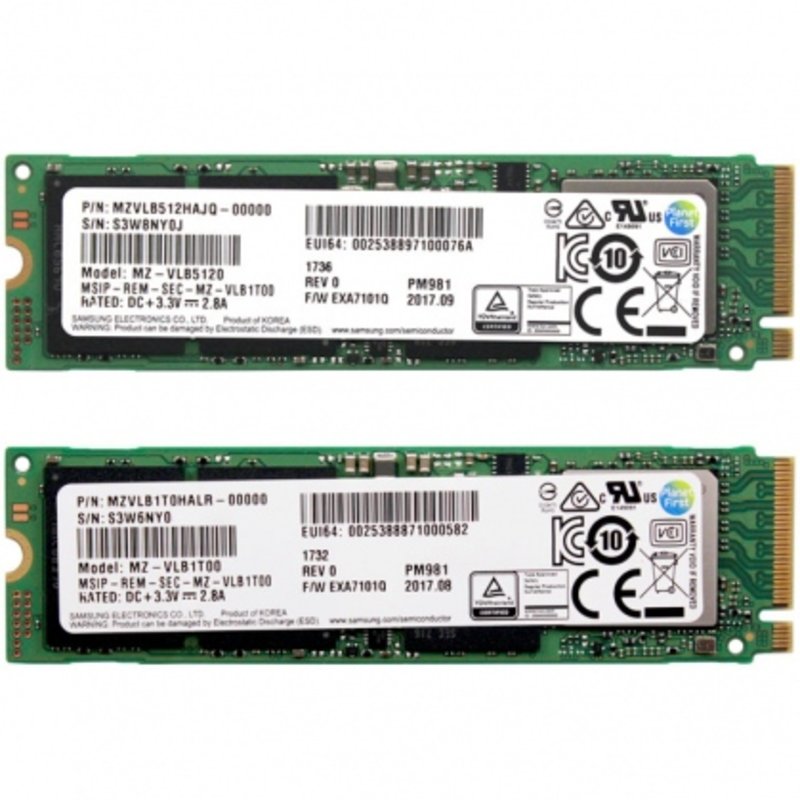 Ổ cứng SSD M2-PCIe 512GB Samsung PM981 NVMe 2280 (OEM Samsung 970 EVO)