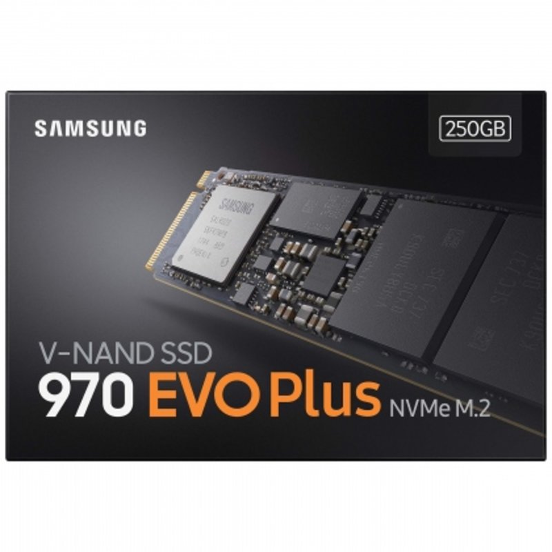 Ổ cứng SSD M2-PCIe 250GB Samsung 970 EVO Plus NVMe 2280