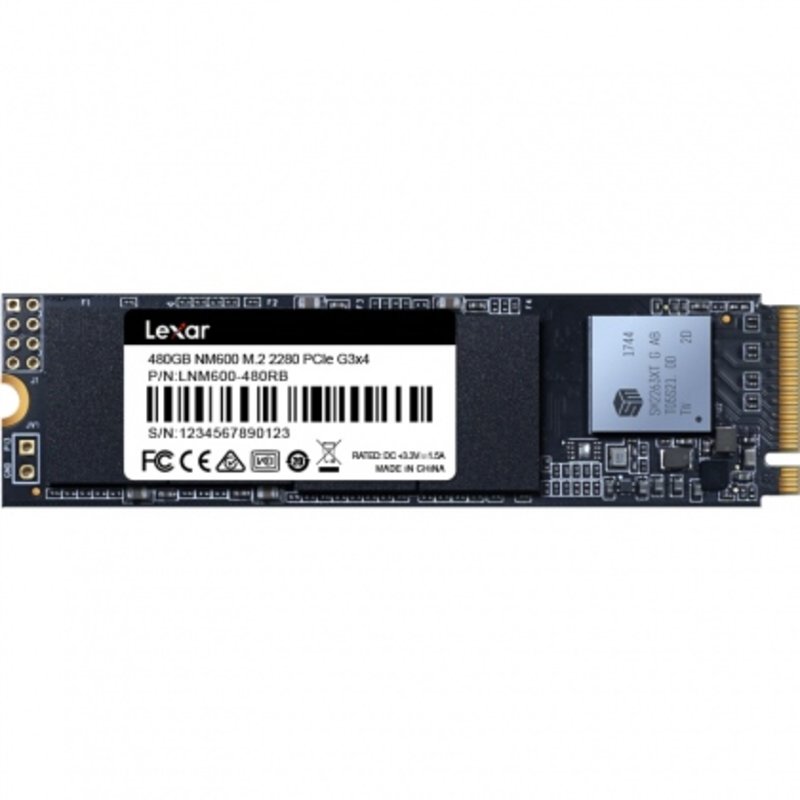 Ổ cứng SSD M2-PCIe 480GB Lexar NM600 NVMe 2280