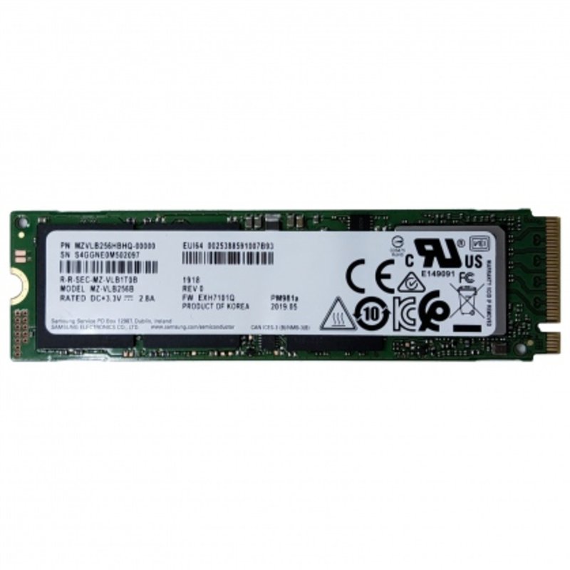 Ổ cứng SSD M2-PCIe 256GB Samsung PM981a NVMe 2280 (OEM Samsung 970 EVO Plus)
