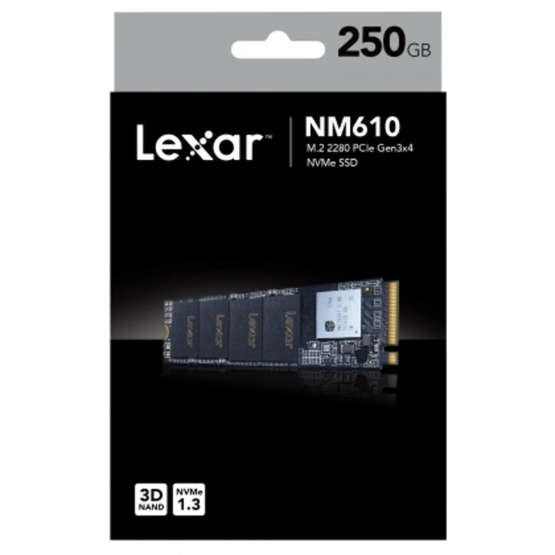 Ổ cứng SSD M2-PCIe 250GB Lexar NM610 NVMe 2280