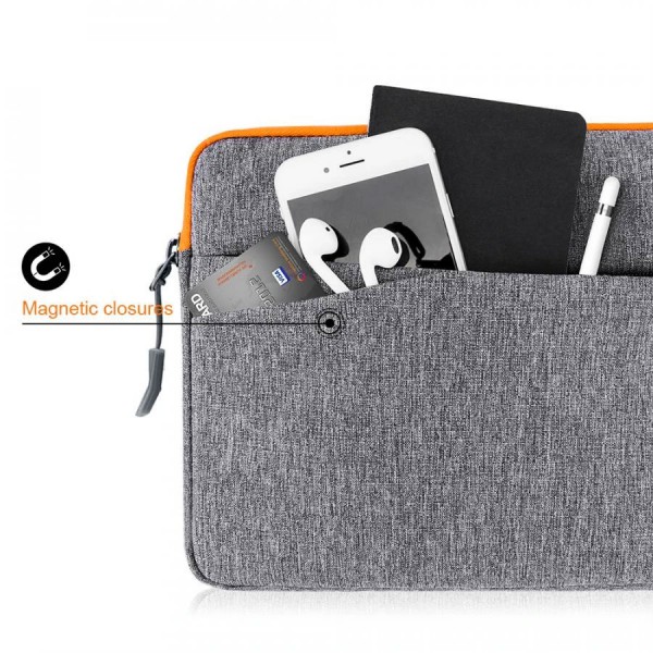 TÚI Cầm tay TOMTOC (USA) STYLE Tablet/iPad 10.5-11inch Gray