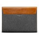 TÚI CHỐNG SỐC TOMTOC (USA) PREMIUM LEATHER FOR MACBOOK 13″ NEW GRAY