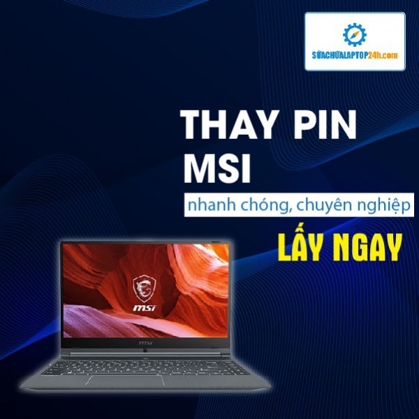 Thay pin Laptop MSI