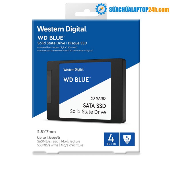 Ổ cứng SSD 4TB Western Digital WD Blue 2.5-Inch SATA III