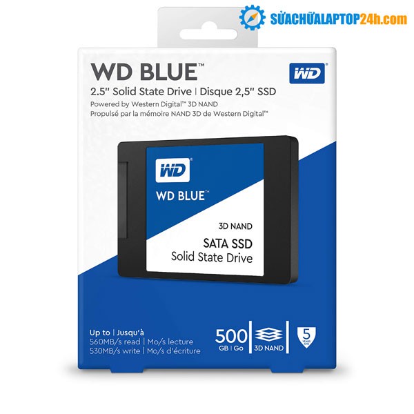 Ổ cứng SSD 500GB Western Digital WD Blue 2.5-Inch SATA III