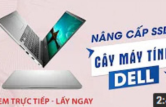 Hướng dẫn thay thế nâng cấp ssd cho cây máy tính dell đồng bộ