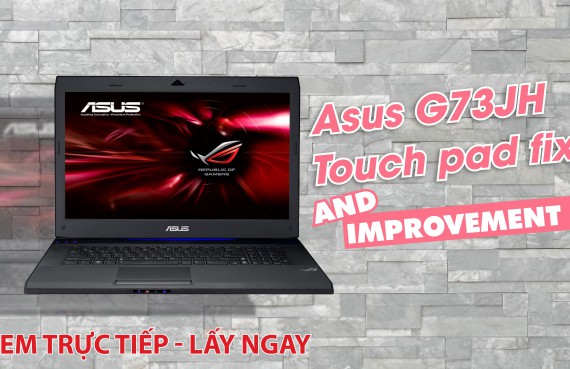 ASUS G73JH Touchpad fix and improvement 2
