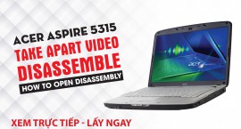ACER ASPIRE 5315 take apart video, disassemble, how to open disassembly