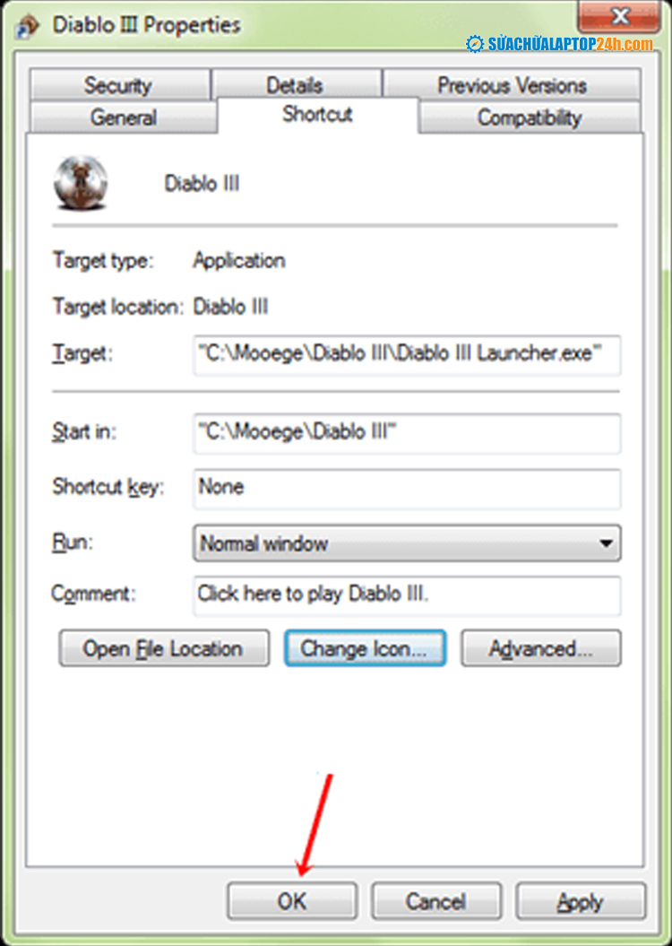 Cách thay đổi icon của một ứng dụng trong Windows