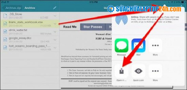 Hướng dẫn mở file nén Zip trên iPhone, iPad