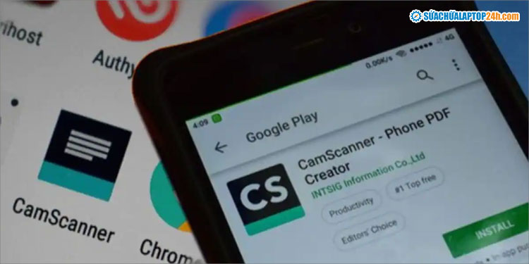 Ứng dụng CamScanner trên điện thoại