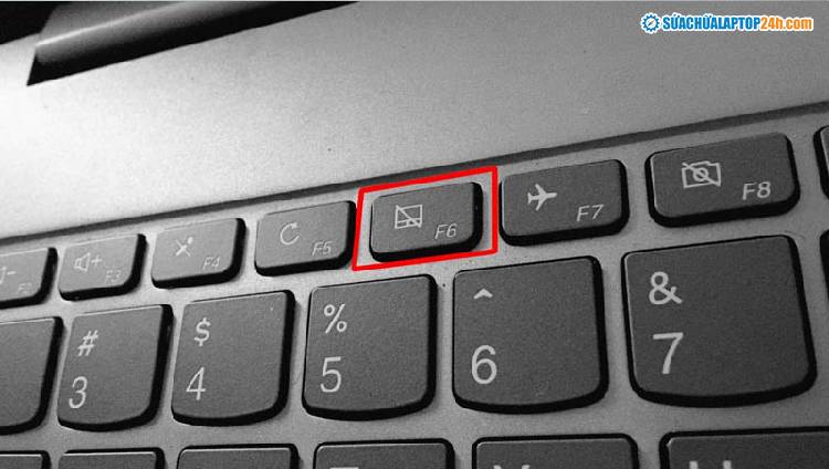 Phím Touchpad có ký hiệu như hình