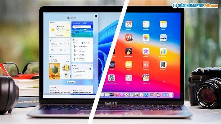 Giao diện Windows trên Macbook
