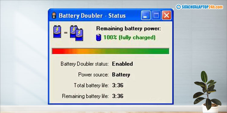 Người dùng nên cài đặt phần mềm bảo vệ pin Battery Doubler