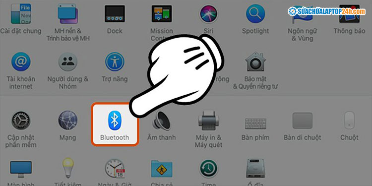 Chọn Bluetooth
