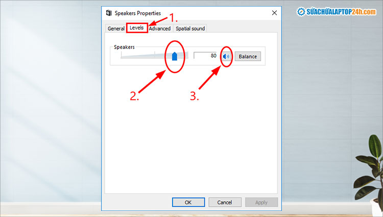 Kéo thanh âm lượng lên cao