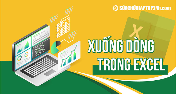 ​   Hướng dẫn 5 cách để xuống dòng trong cùng 1 ô Excel