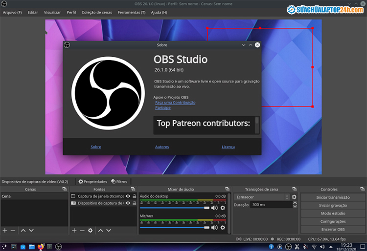 Phần mềm quay video màn hình OBS Studio