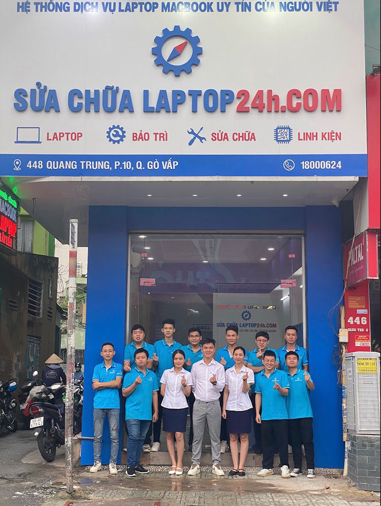 Đội ngũ cán bộ nhân viên tại Sửa chữa Laptop 24h Gò Vấp