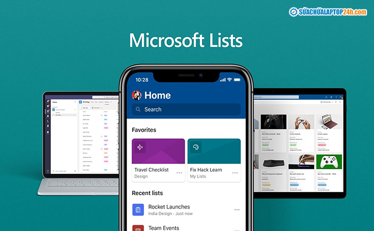 Ra mắt công cụ quản lý tác vụ Microsoft Lists