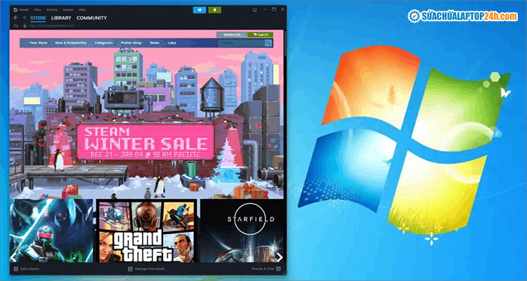 Steam thông báo chính thức ngừng hỗ trợ cập nhật cho Windows 7,8