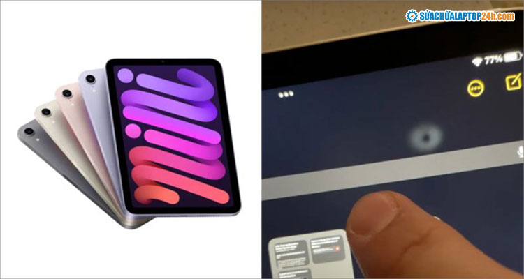Màn hình iPad bị đốm đen có thể do lỗi phần mềm, phần cứng hoặc do nhà sản xuất