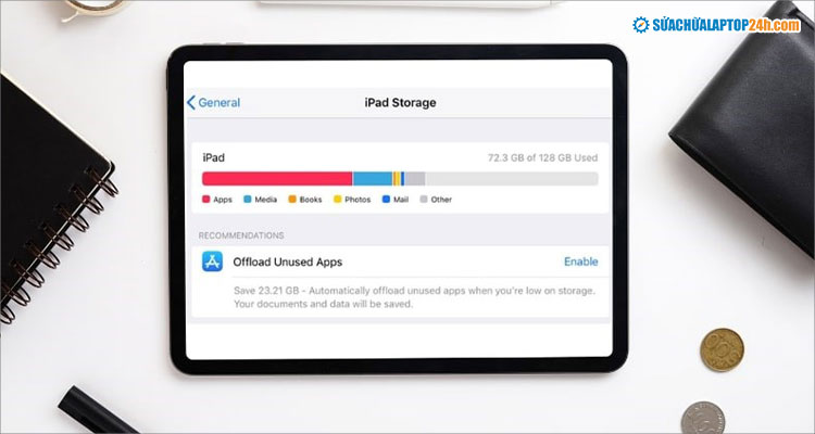 Xóa bản sao lưu không cần thiết để dọn dẹp bộ nhớ cho iPad