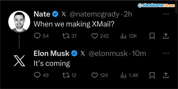 Elon Musk trả lời dòng tweet của Nate McGrady - Kỹ sư bảo mật của X tweet